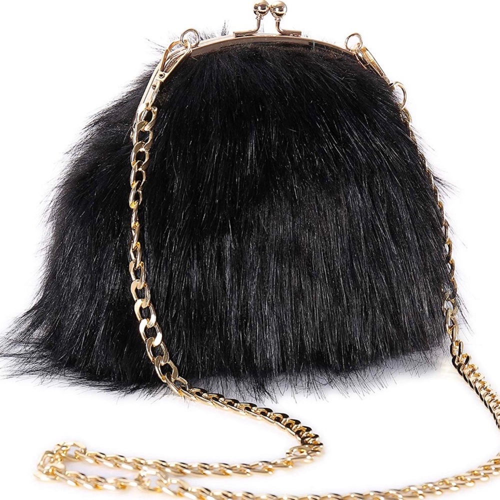 Faux Fur Purse